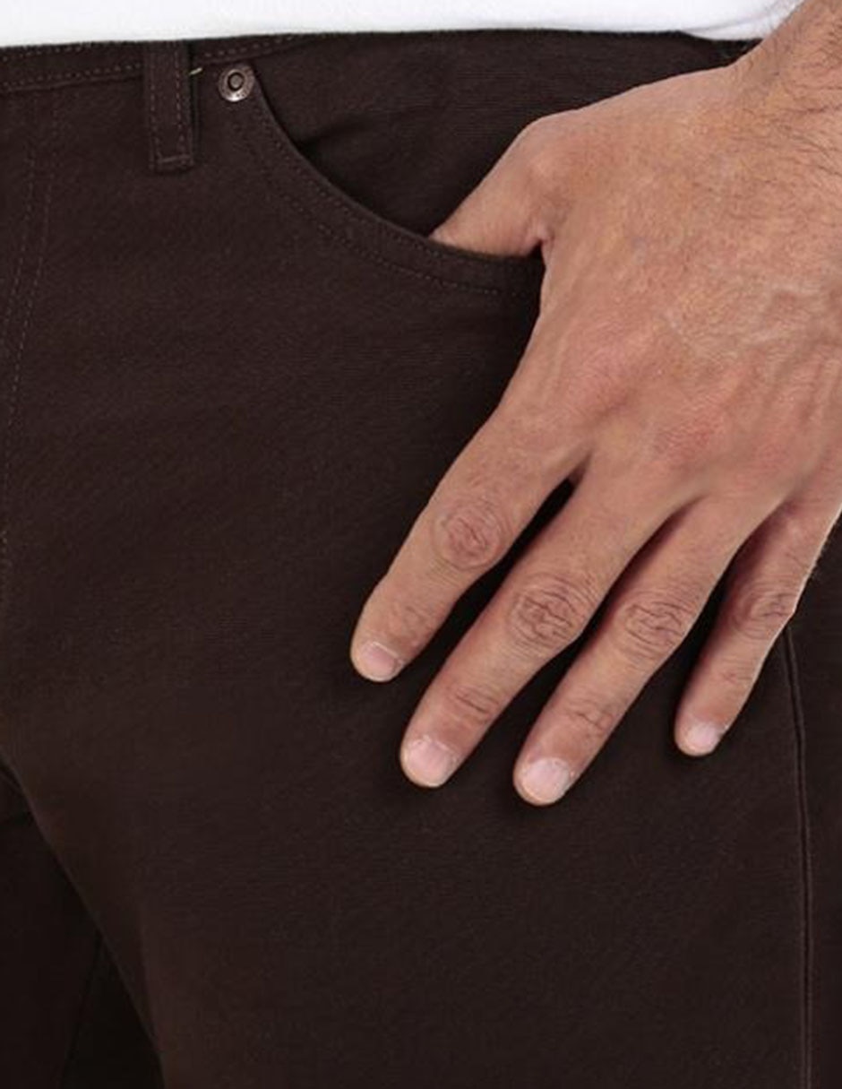 Pantalón straight de algodón para hombre 4