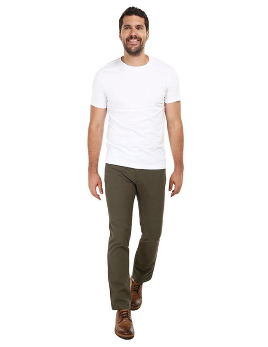 Pantalón recto de algodón para hombre 3