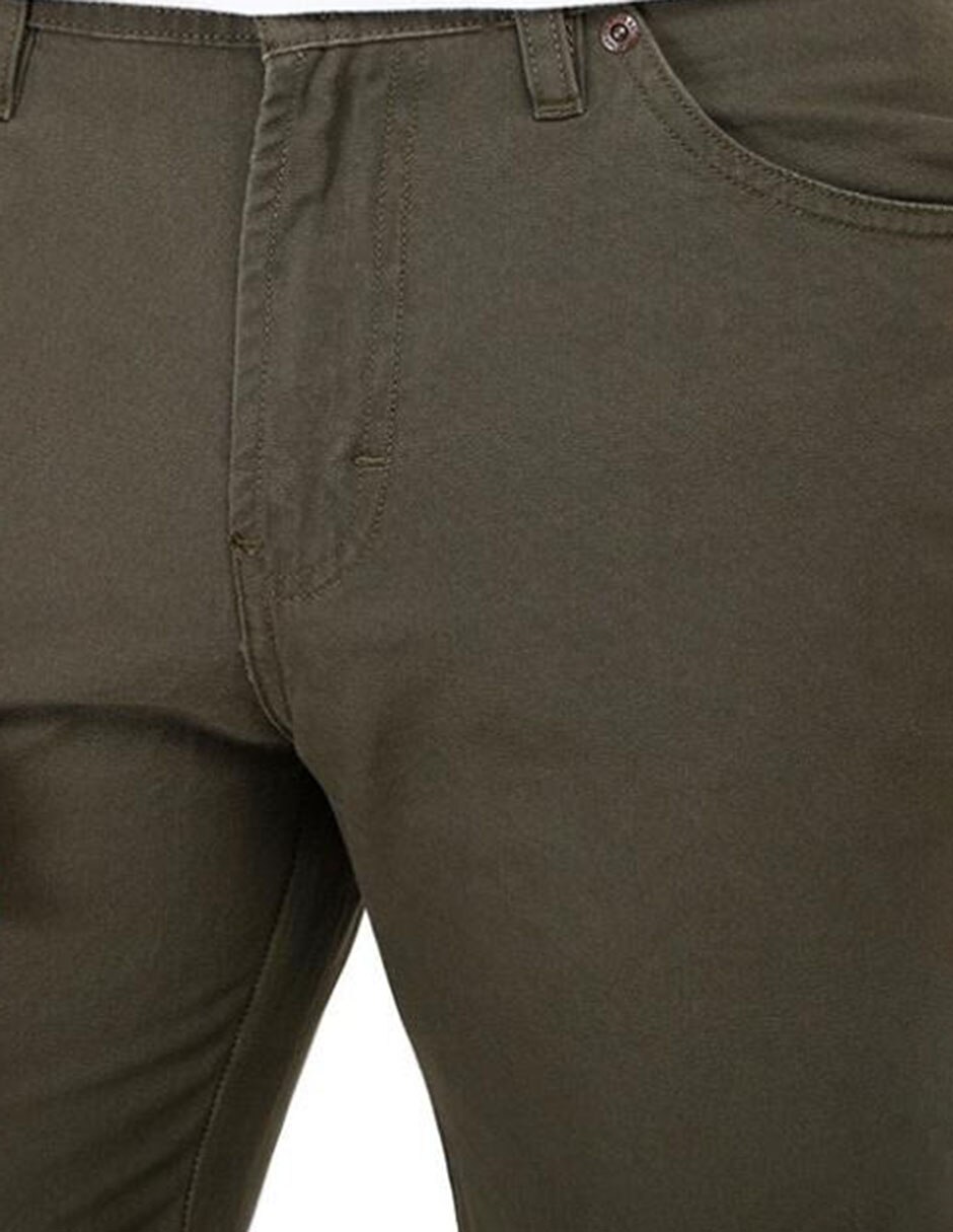 Pantalón recto de algodón para hombre 4