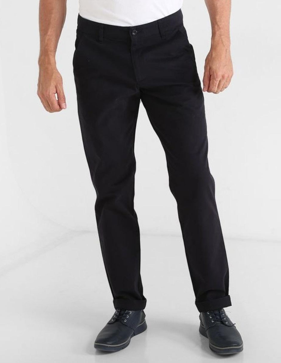 Pantalón straight de algodón para hombre Pantalón straight de algodón para hombre