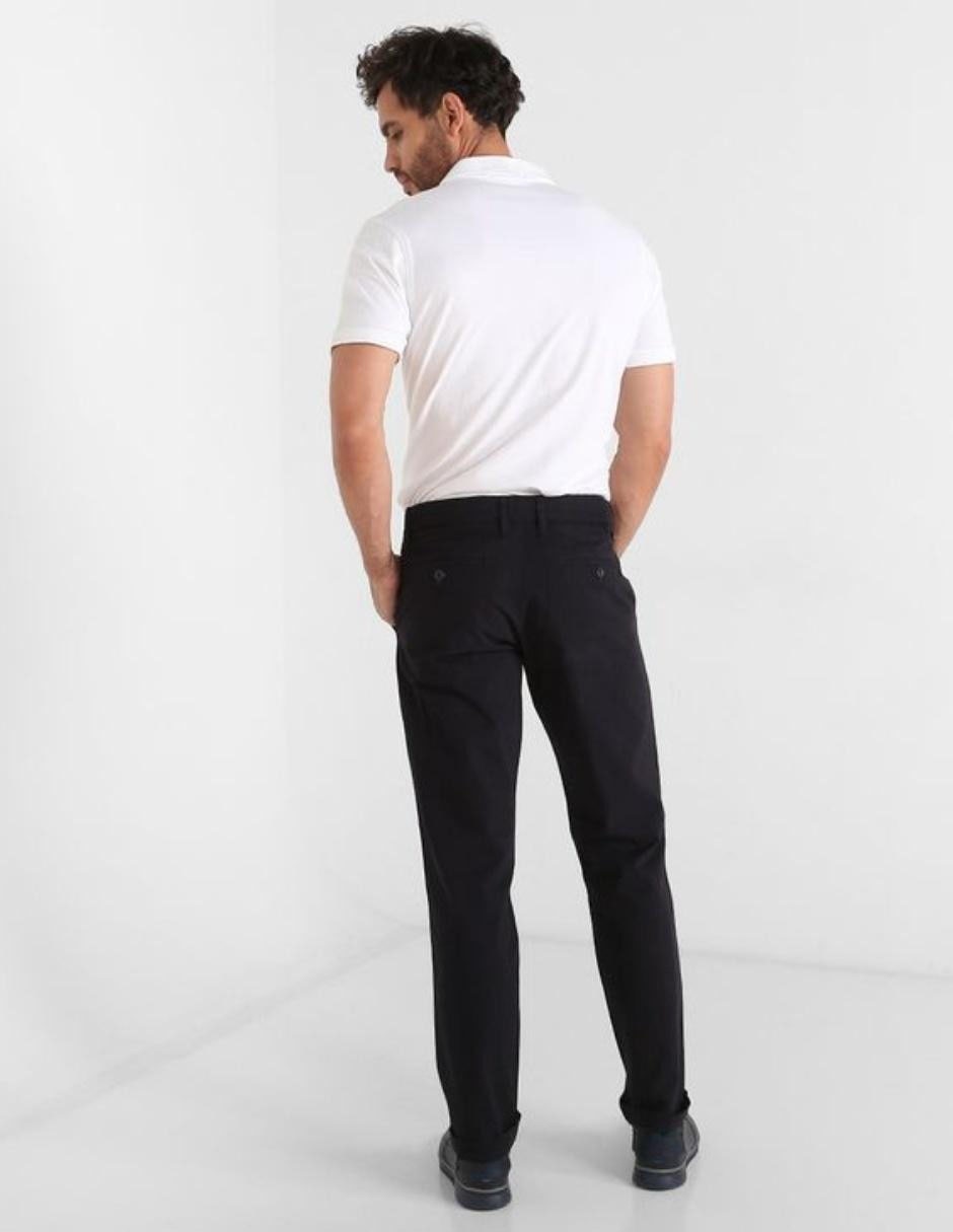 Pantalón straight de algodón para hombre 4