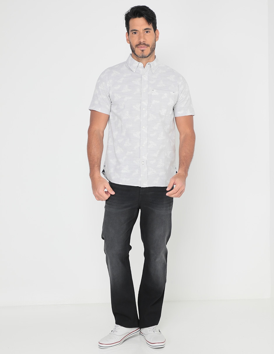 Camisa casual de algodón manga corta para hombre 3