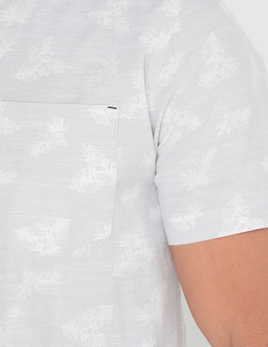 Camisa casual de algodón manga corta para hombre 2