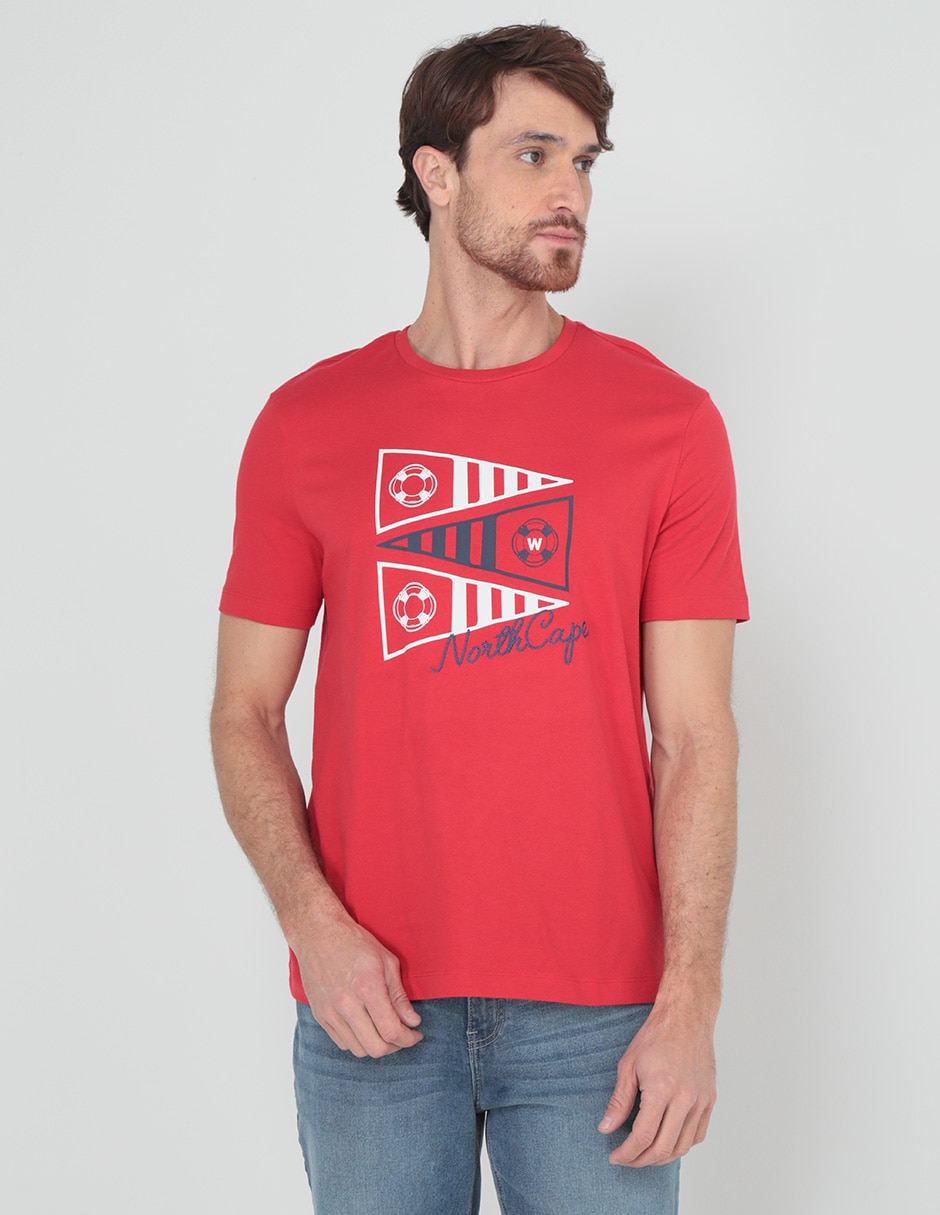 Playera Weekend cuello redondo para hombre