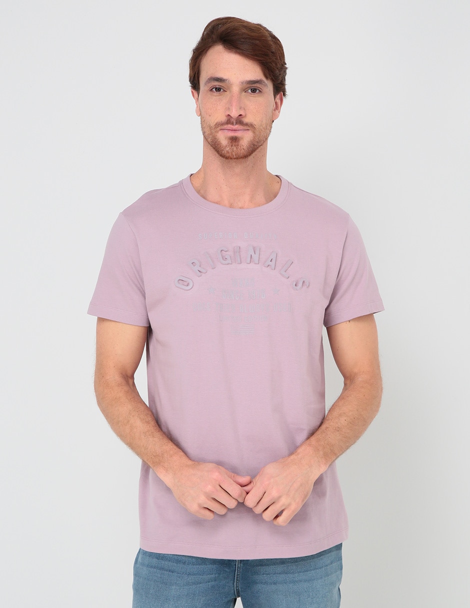 Playera cuello redondo para hombre Playera cuello redondo para hombre