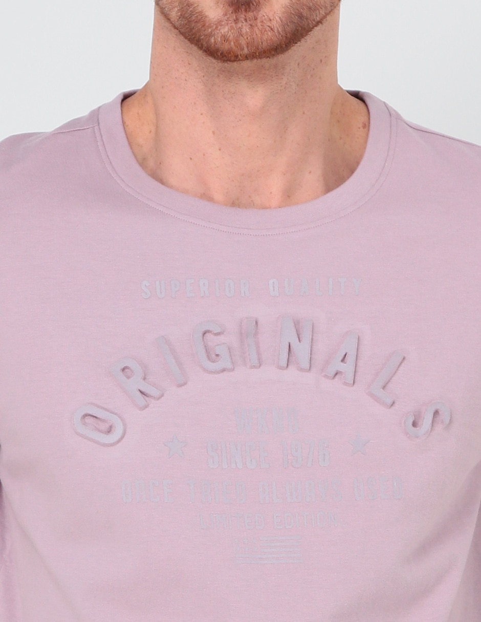 Playera Weekend cuello redondo para hombre