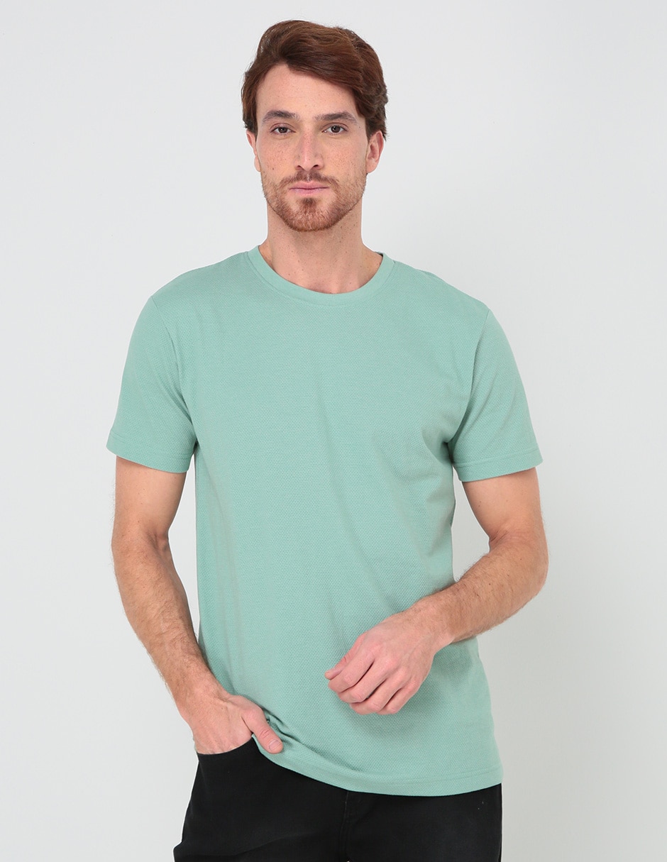 Playera cuello redondo para hombre 1