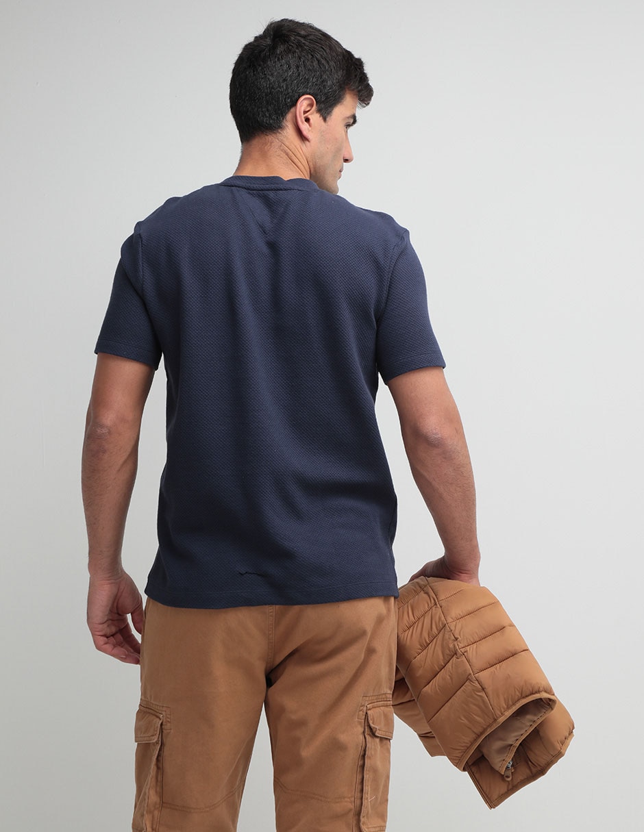 Playera weekend cuello redondo para hombre