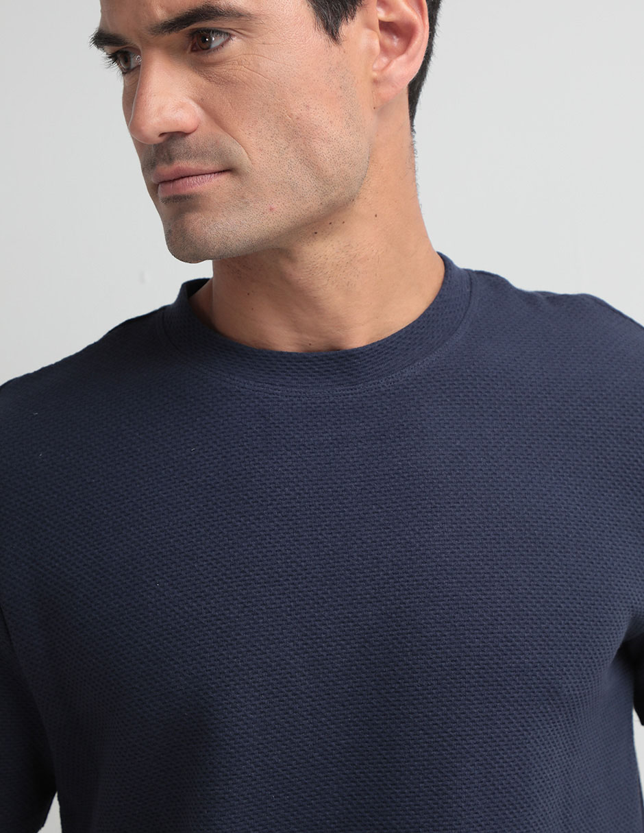 Playera weekend cuello redondo para hombre