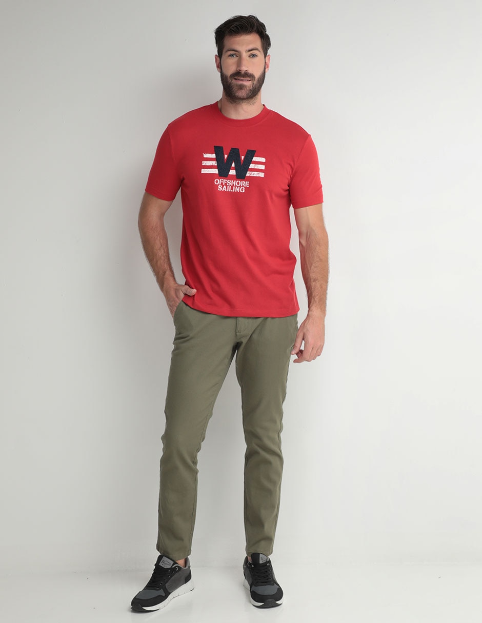 Playera Weekend cuello redondo para hombre