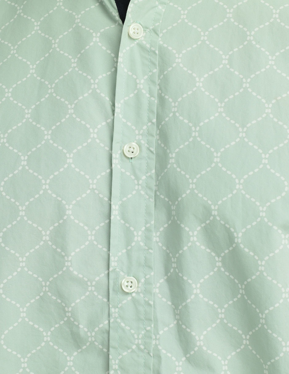 Camisa casual de algodón manga corta para hombre 2