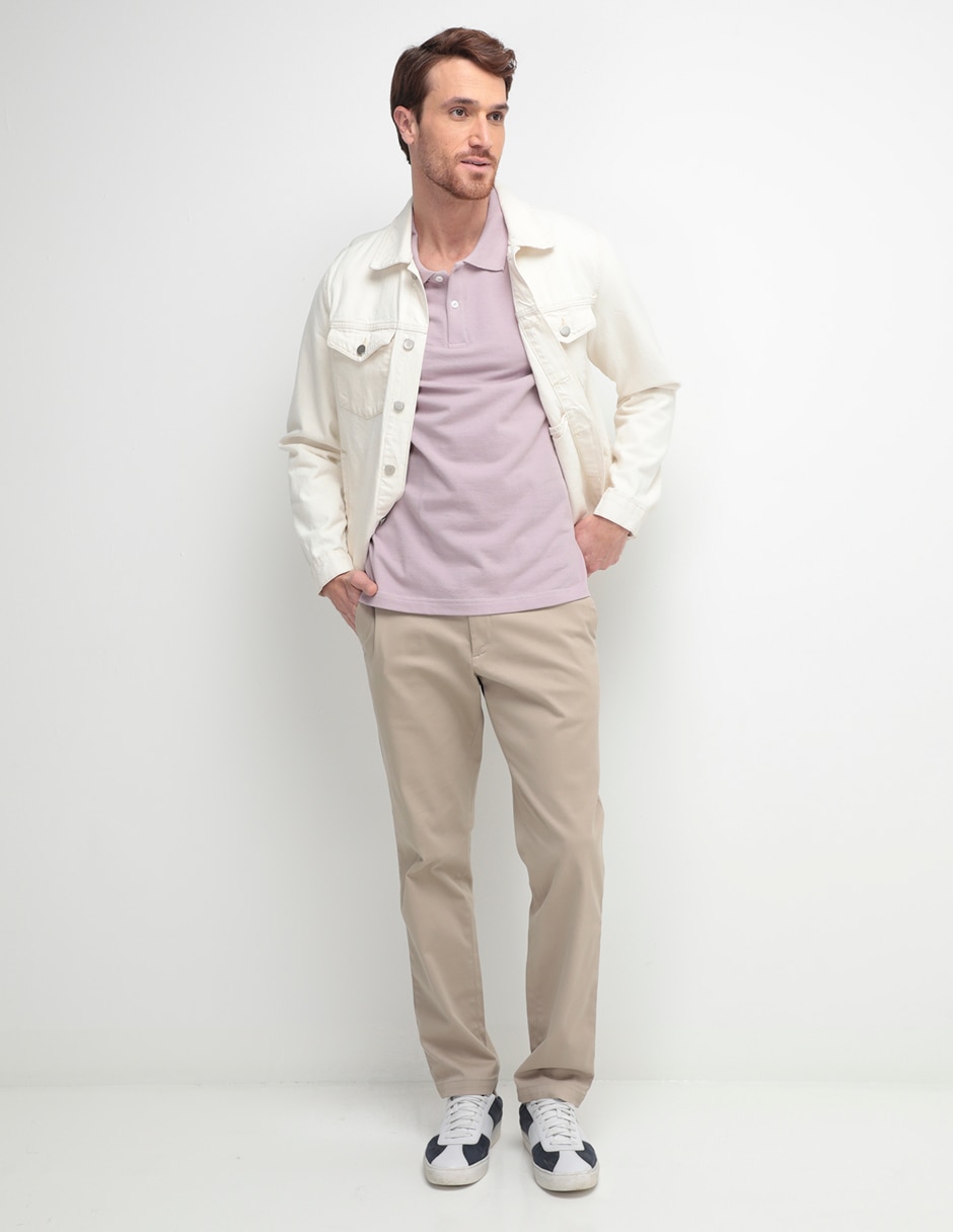 Playera tipo polo weekend para hombre