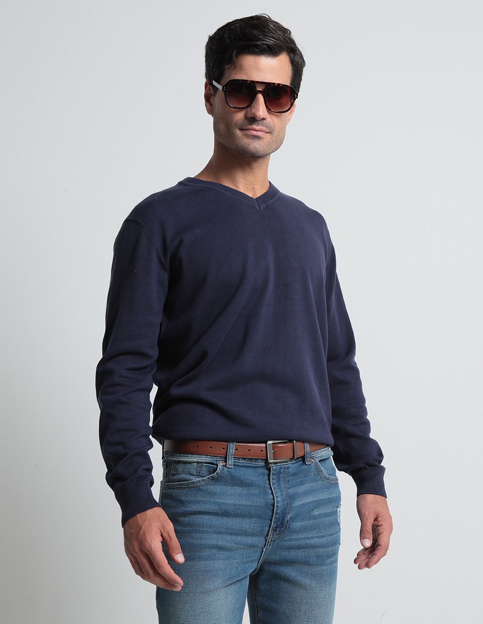 Suéter cuello v para hombre Suéter cuello v para hombre