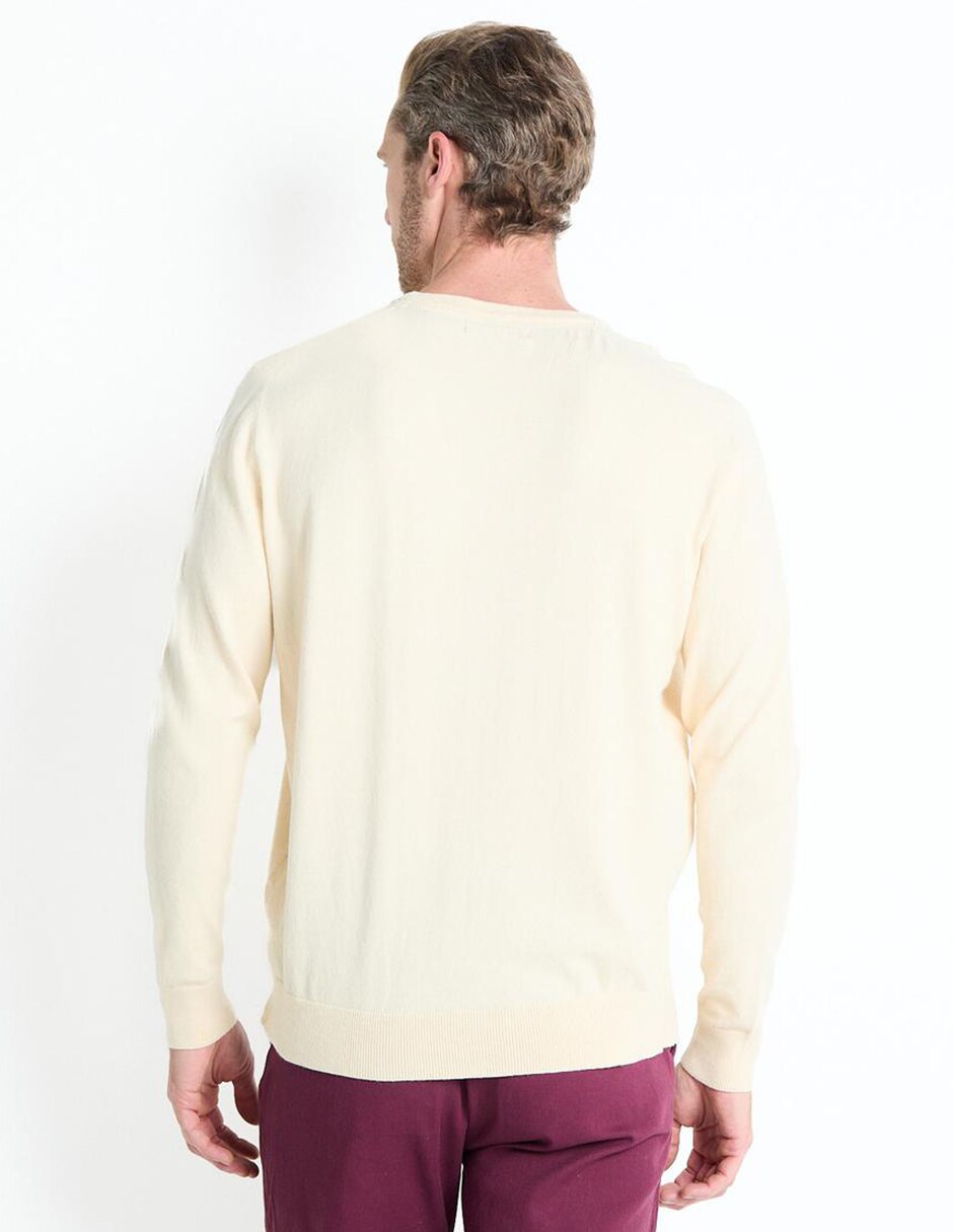 Suéter cuello redondo para hombre 2