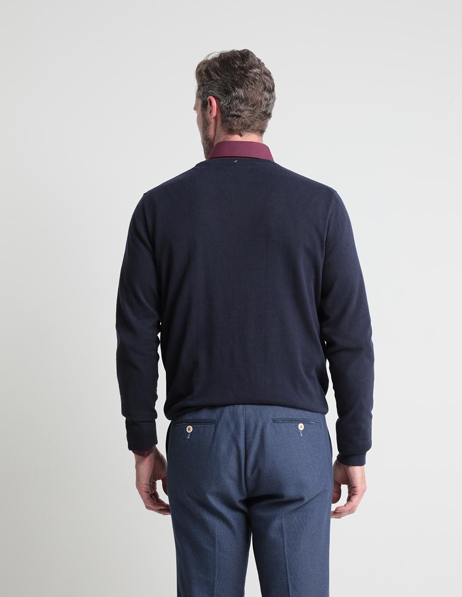 Suéter cuello redondo para hombre 4