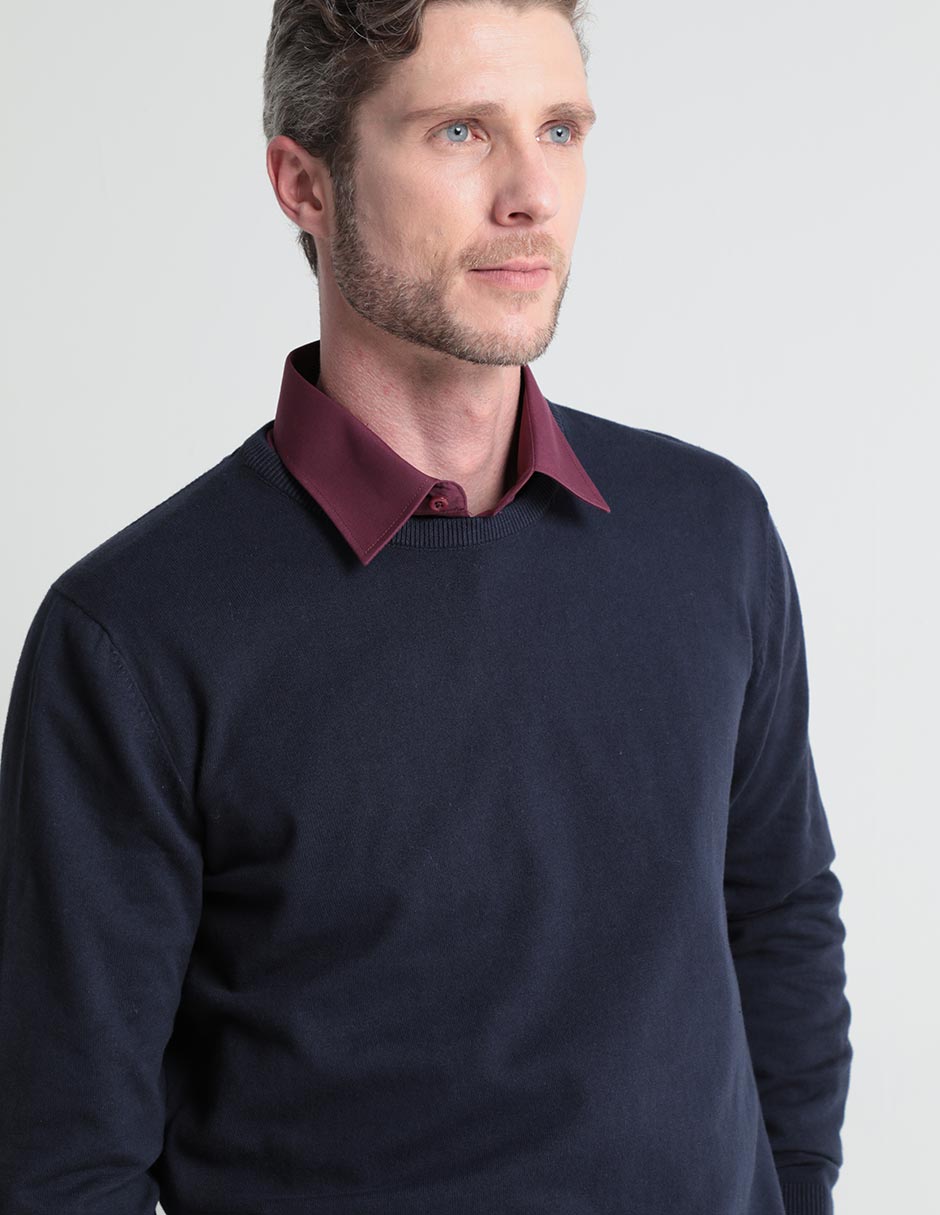 Suéter cuello redondo para hombre 2