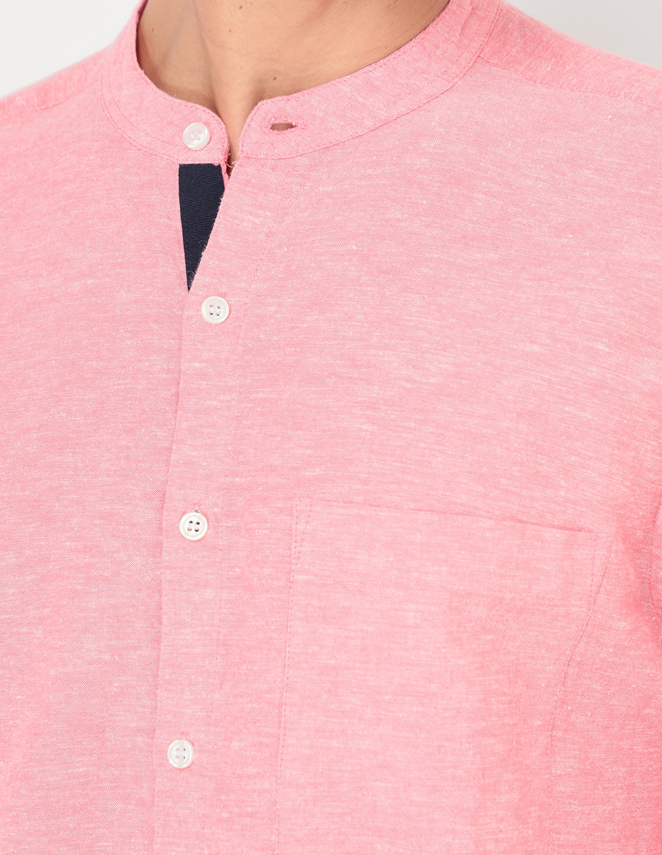 Camisa casual de algodón manga larga para hombre 3