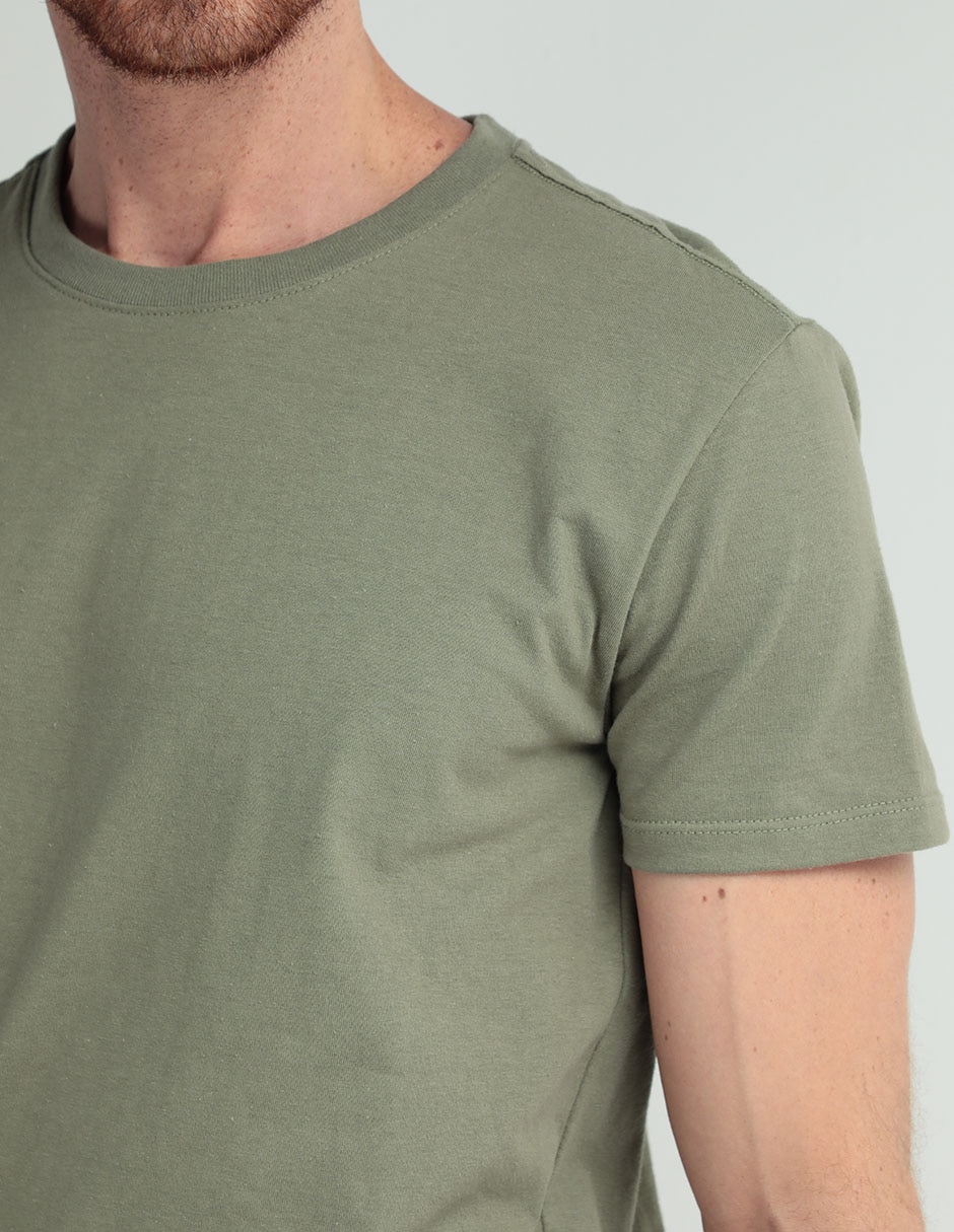 Playera cuello redondo para hombre 4