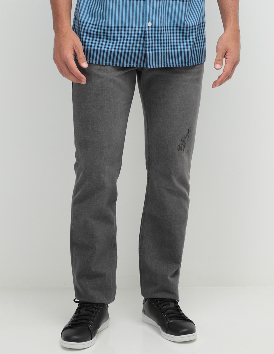 Jeans straight lavado obscuro para hombre Jeans straight lavado obscuro para hombre