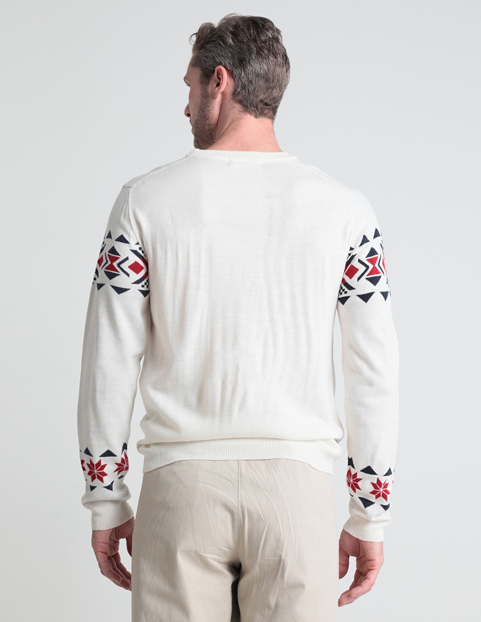 Suéter cuello redondo para hombre