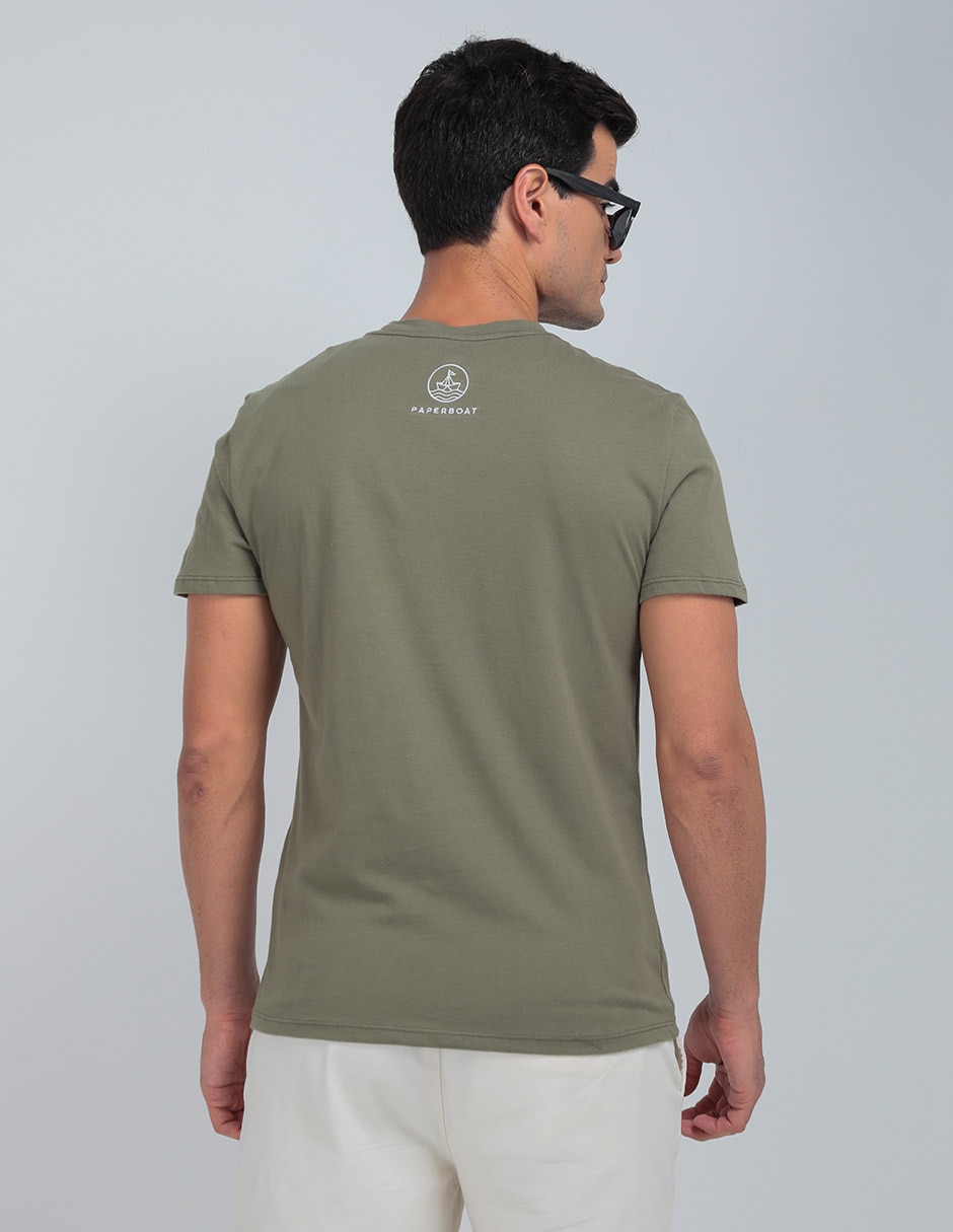 Playera cuello redondo para hombre