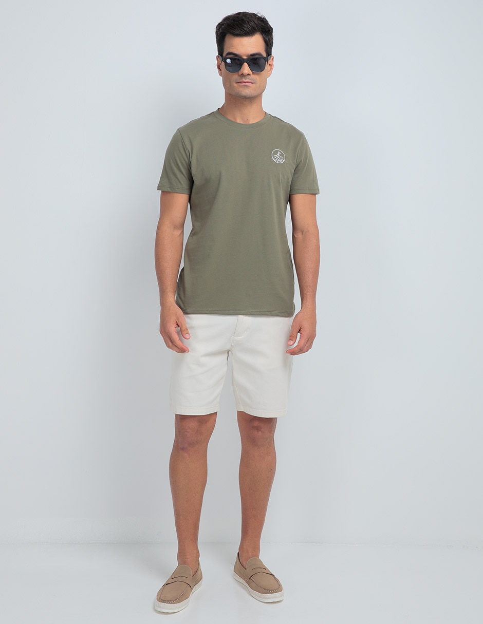 Playera cuello redondo para hombre