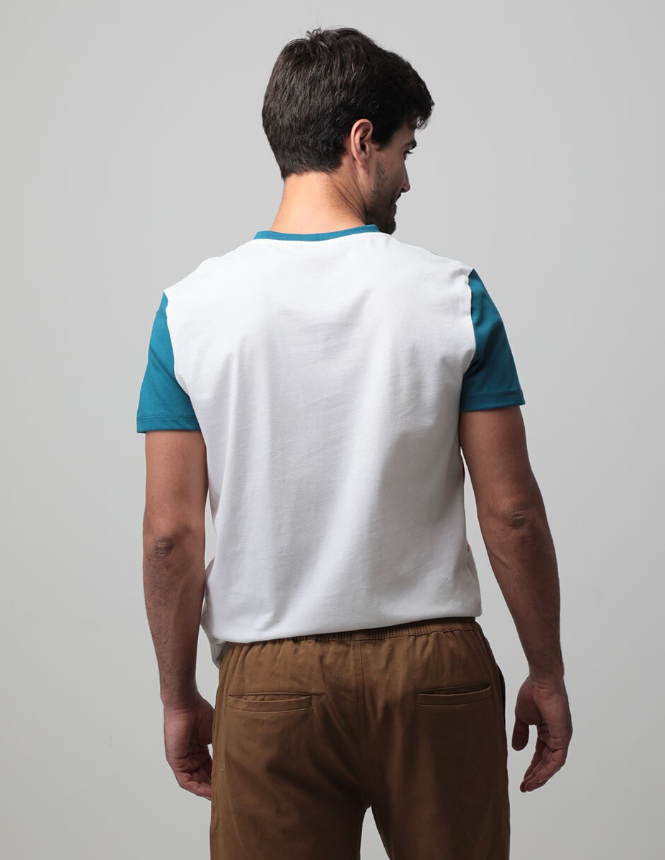 Playera cuello redondo para hombre