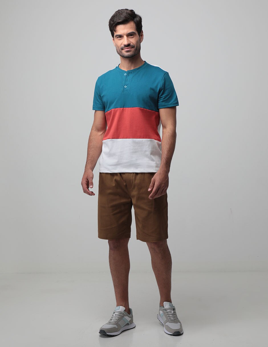 Playera cuello redondo para hombre