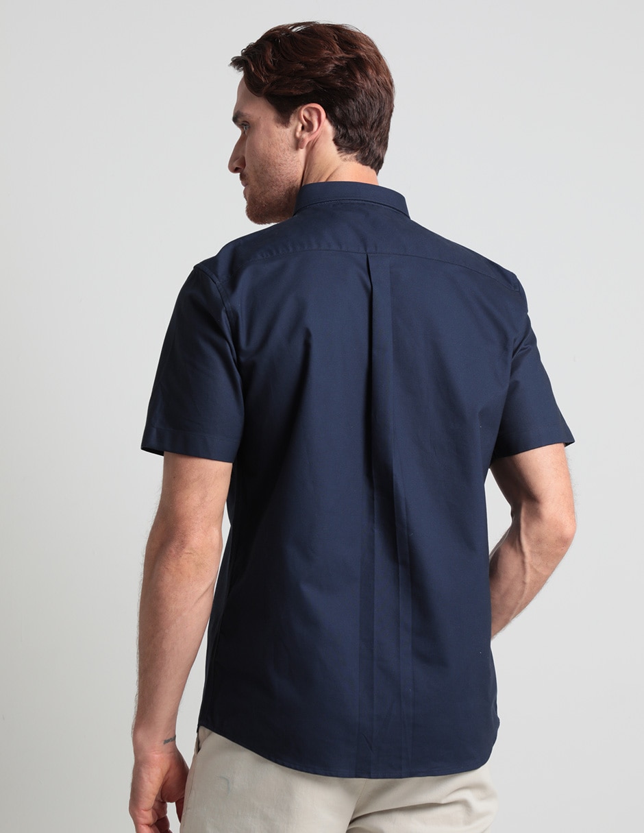 Camisa casual manga corta para hombre 4