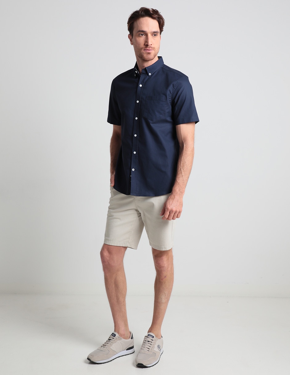 Camisa casual manga corta para hombre 3