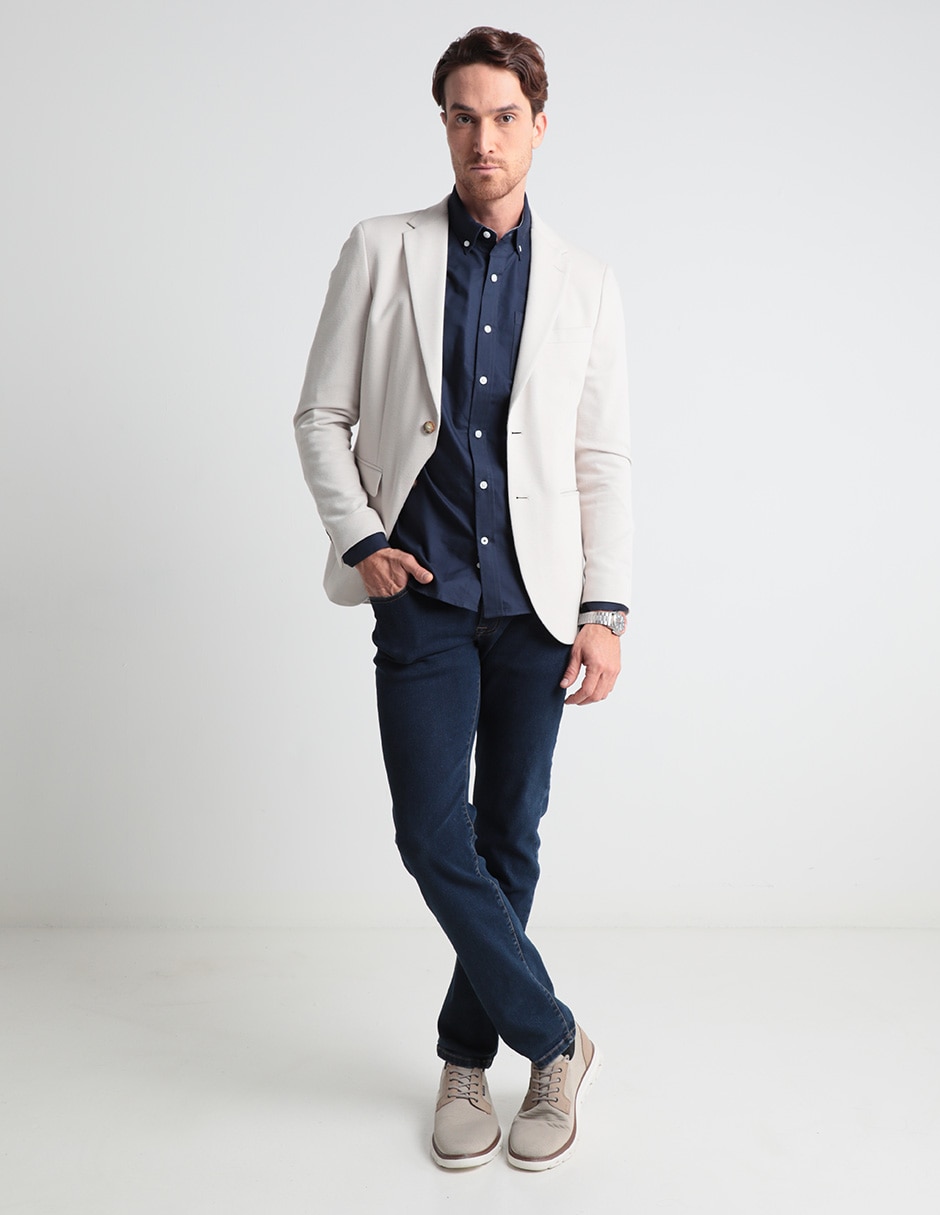 Camisa casual de algodón manga larga para hombre 3