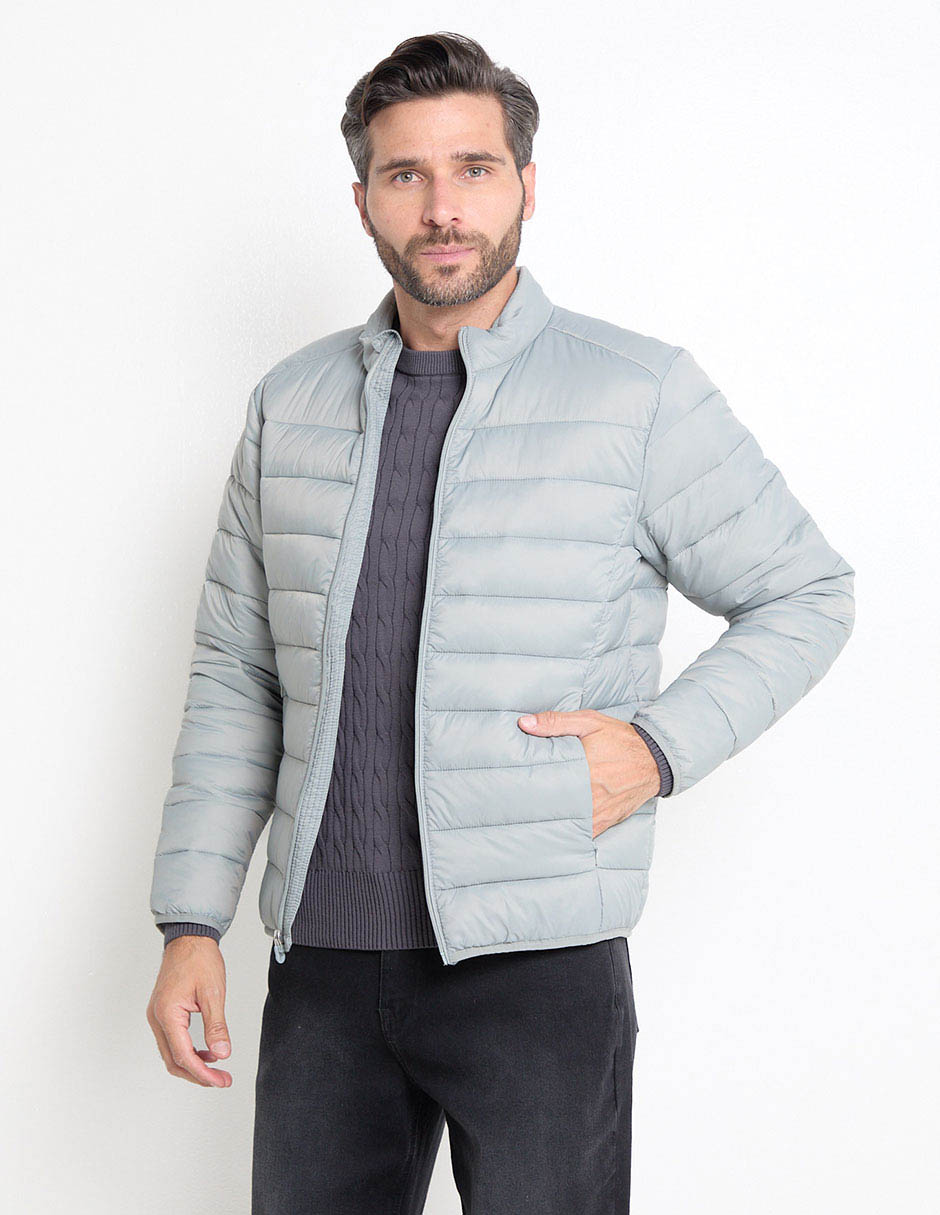 Chamarra casual con bolsillos para hombre Chamarra casual con bolsillos para hombre