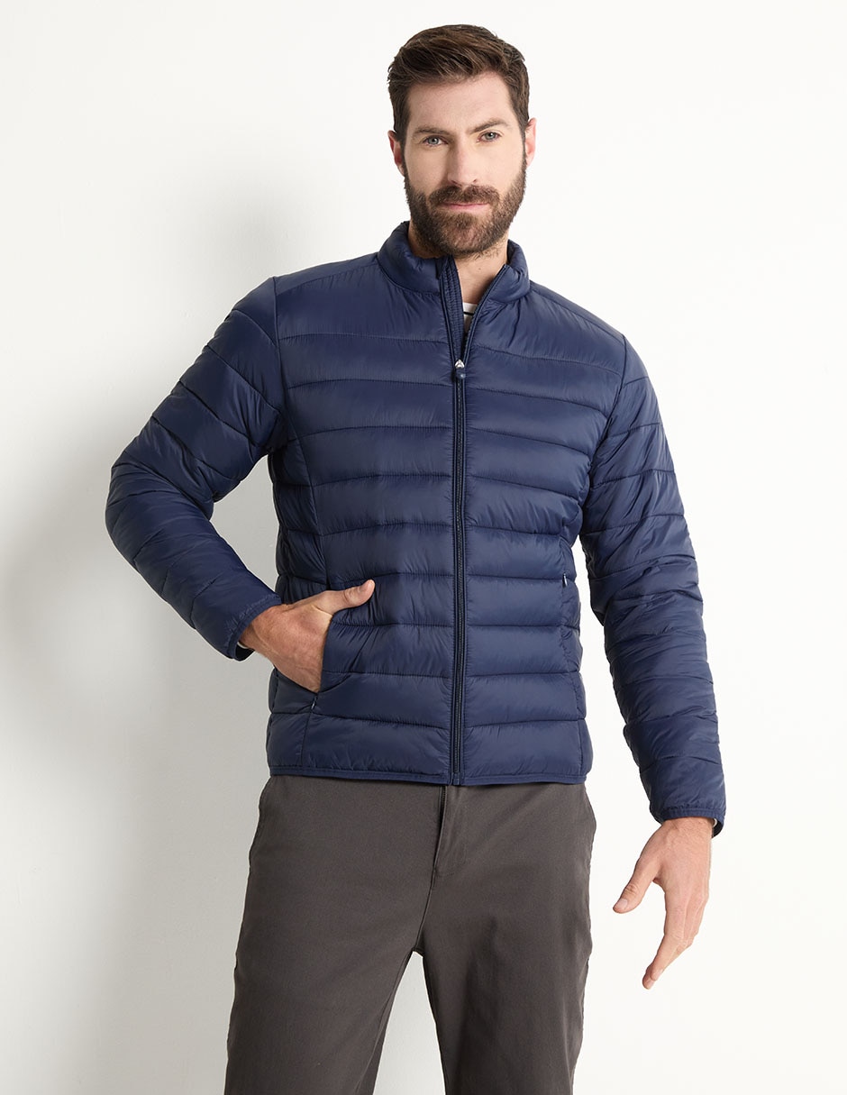 Chamarra casual con bolsillos para hombre Chamarra casual con bolsillos para hombre