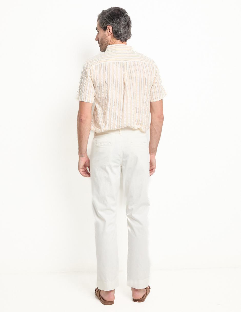 Pantalón chino straight Weekend de algodón para hombre