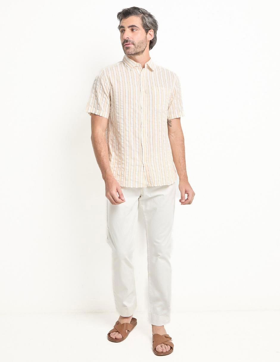 Pantalón chino straight Weekend de algodón para hombre