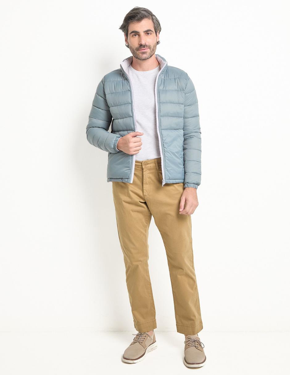 Pantalón chino straight de algodón para hombre 3
