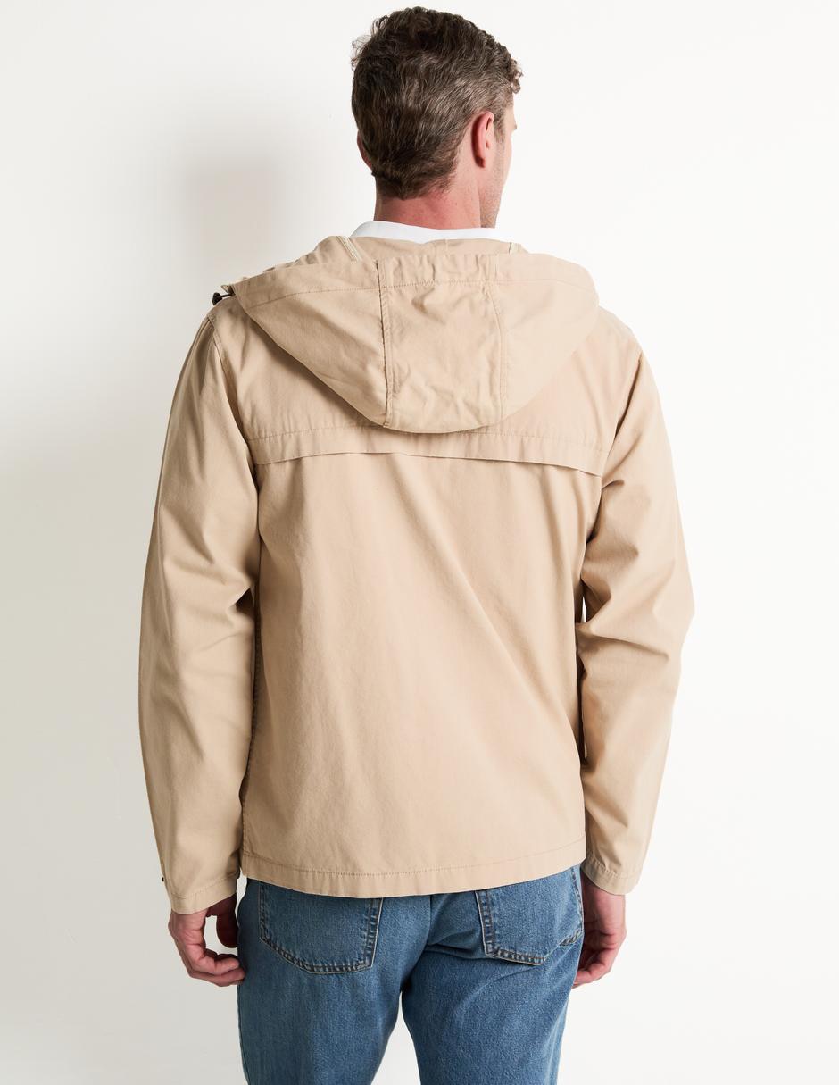 Chamarra casual con capucha para hombre 2