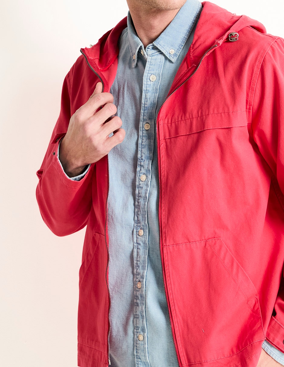 Chamarra casual weekend premium con capucha para hombre