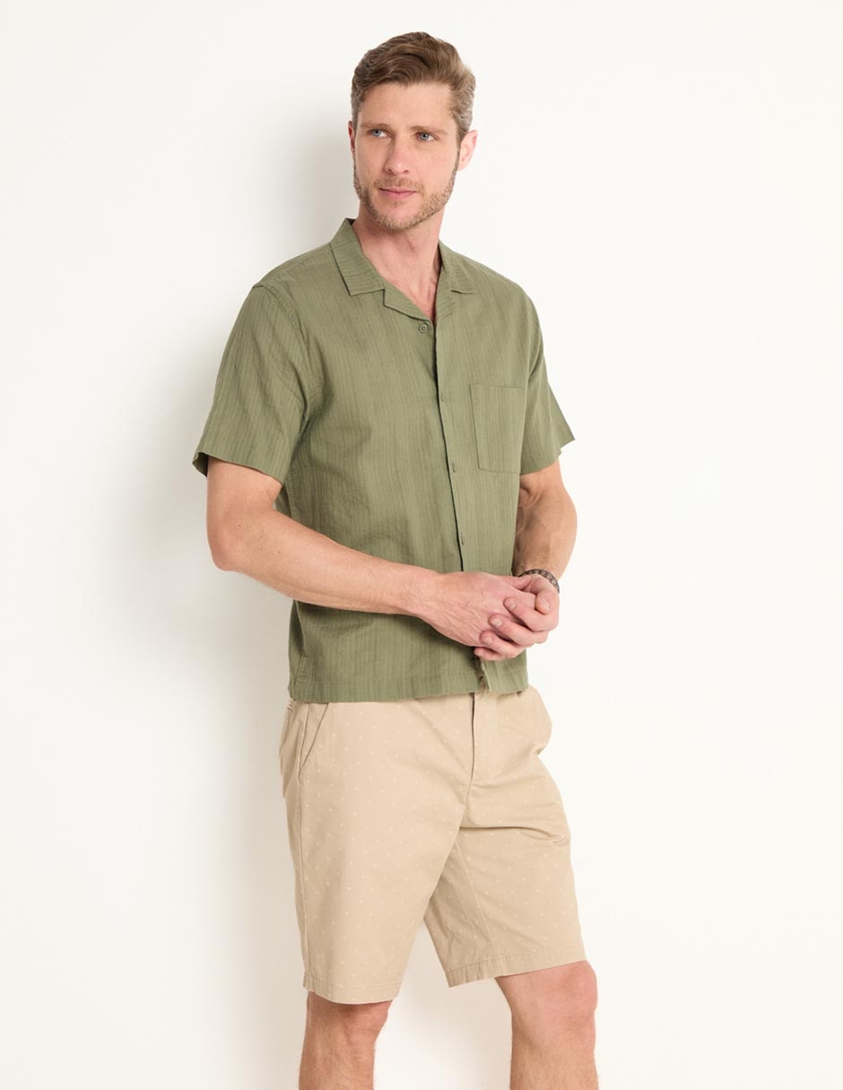 Bermuda de algodón para hombre 1