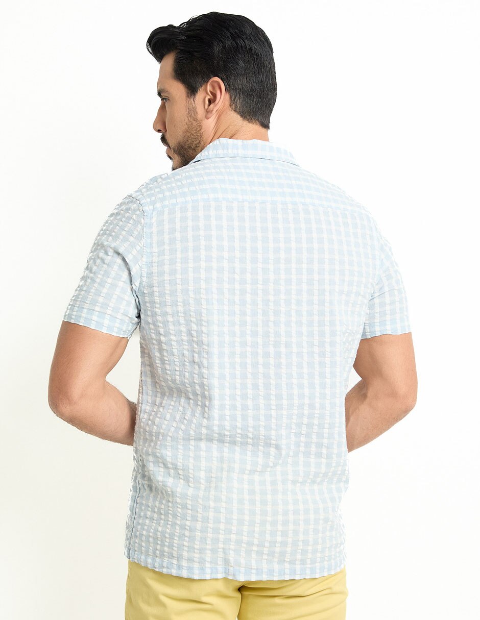 Camisa casual Weekend de algodón manga corta para hombre