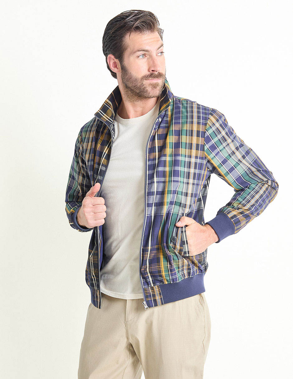 Chamarra casual con bolsillos para hombre Chamarra casual con bolsillos para hombre