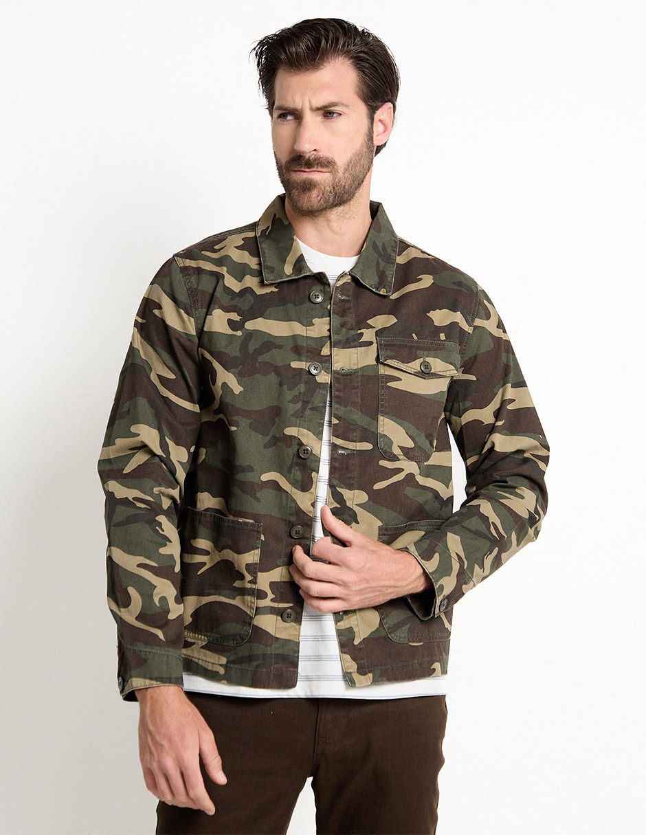 Camisa casual manga larga para hombre 1