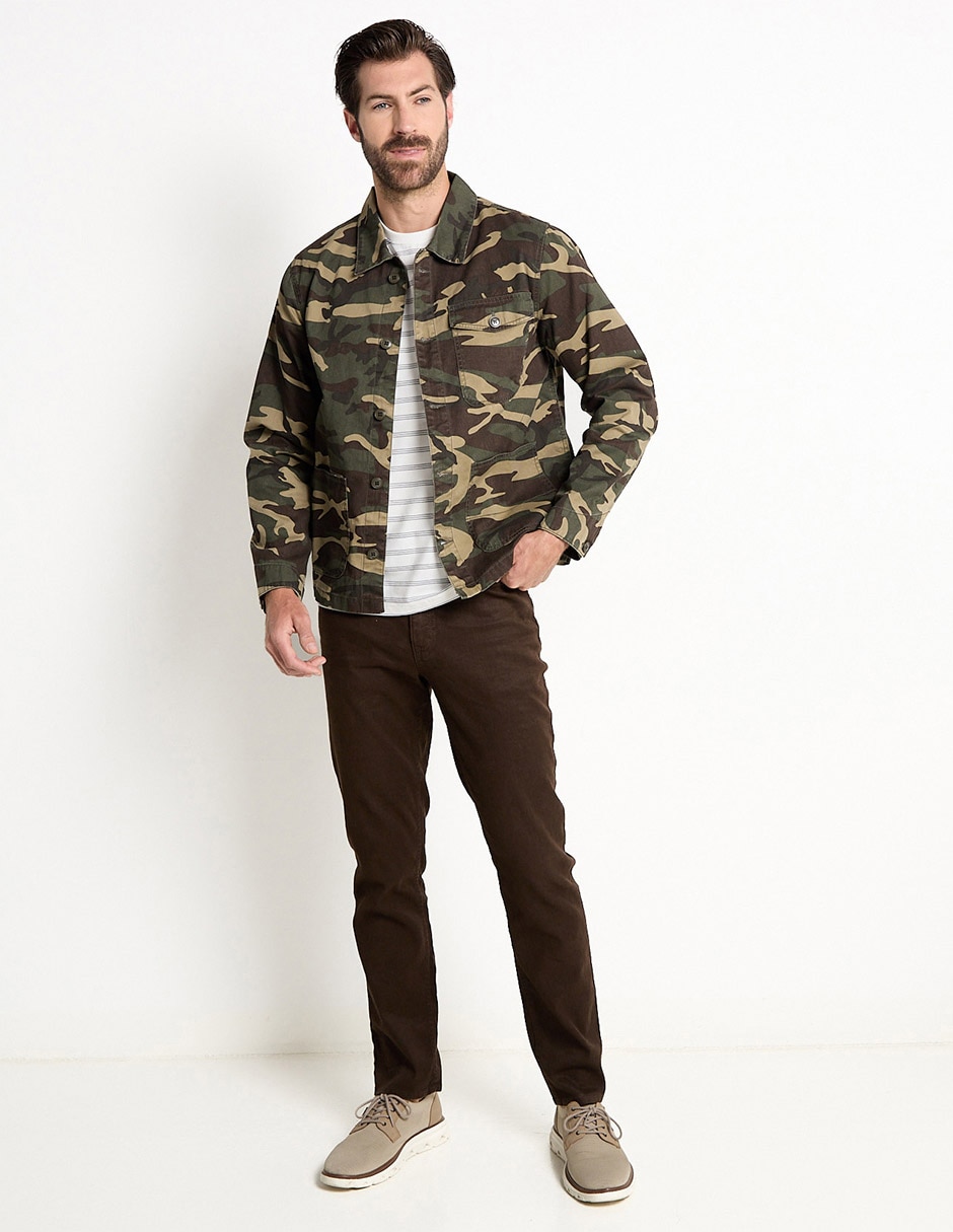 Camisa casual manga larga para hombre 3