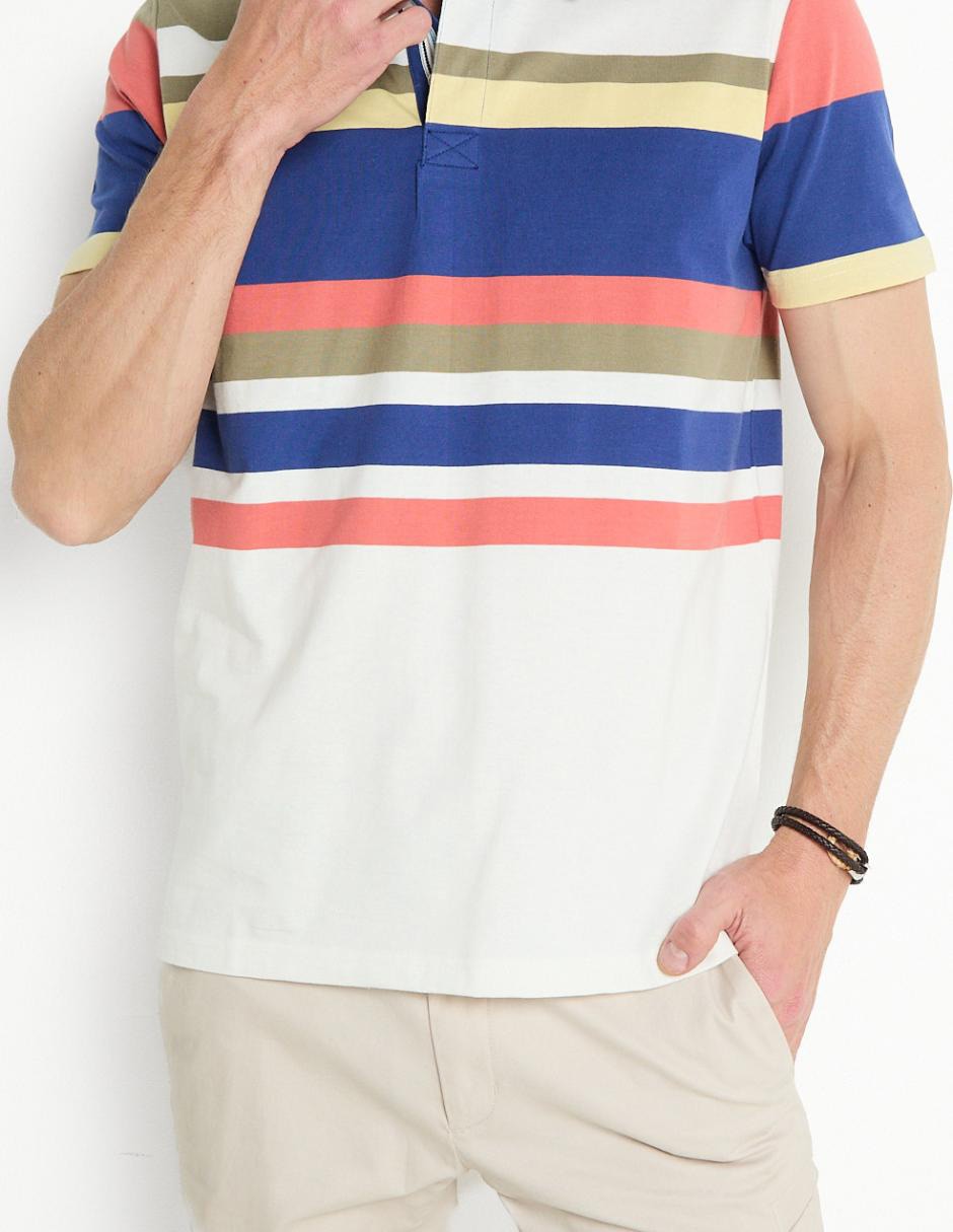 Playera tipo polo weekend para hombre