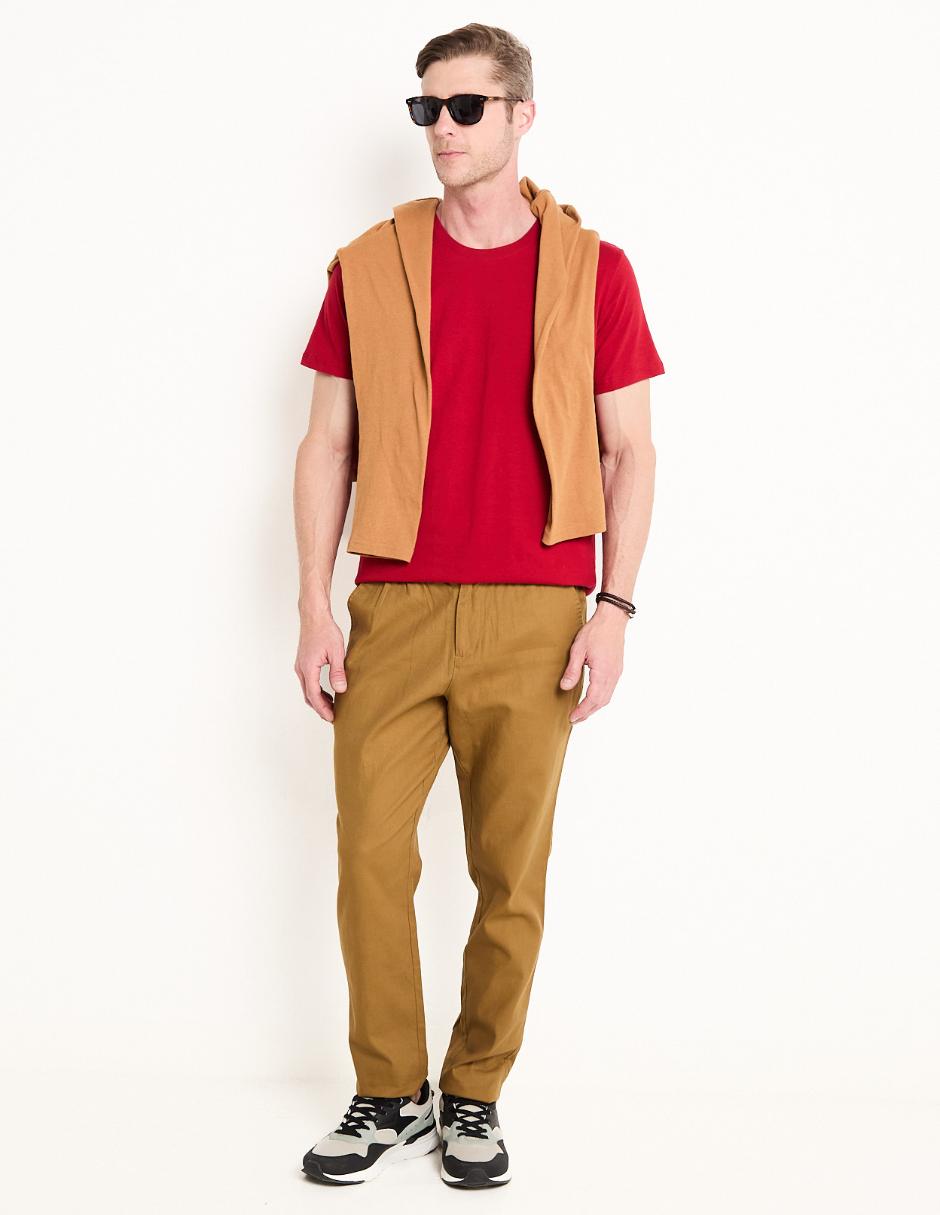 Pantalón slim Weekend de algodón para hombre