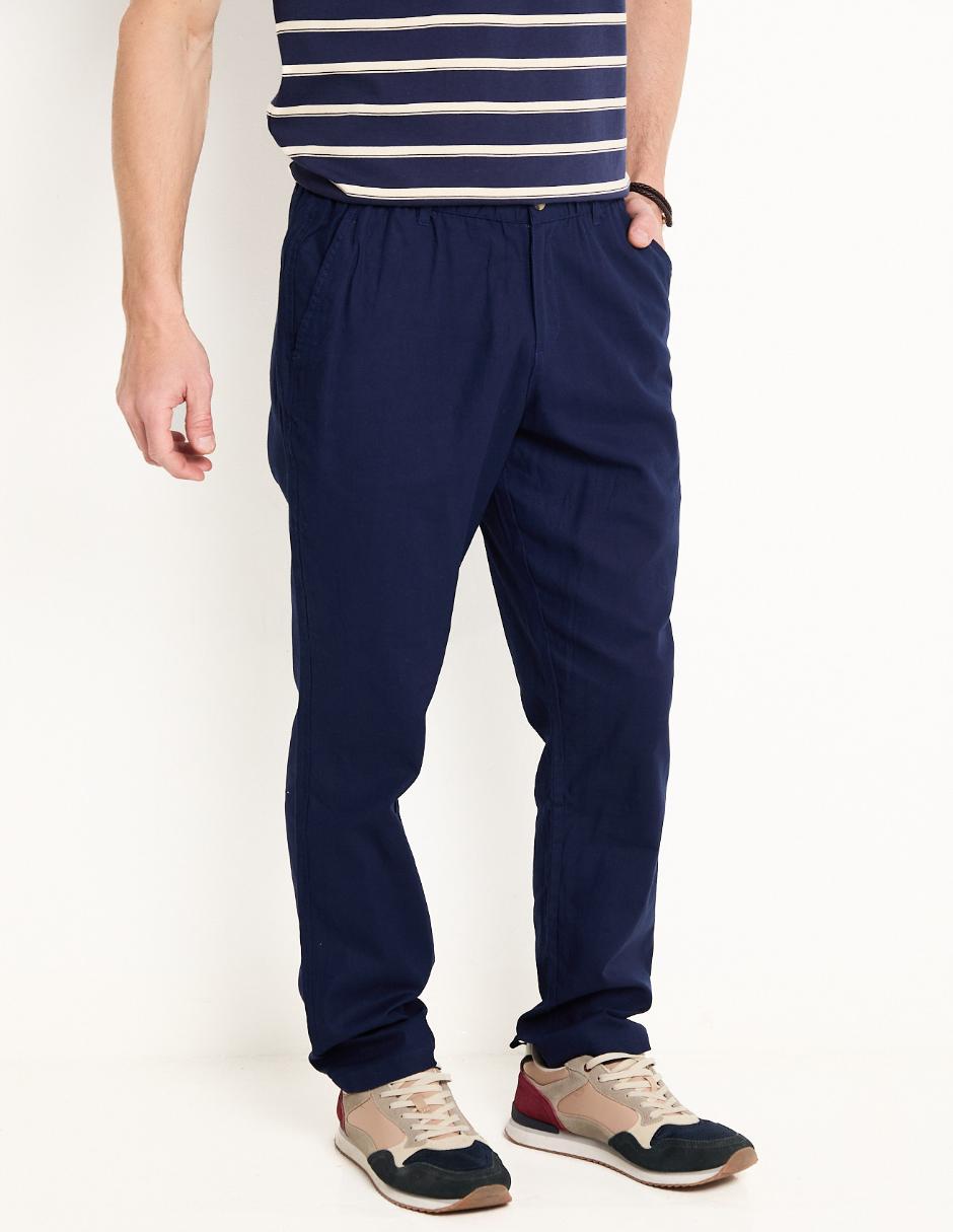 Pantalón slim de algodón para hombre Pantalón slim de algodón para hombre