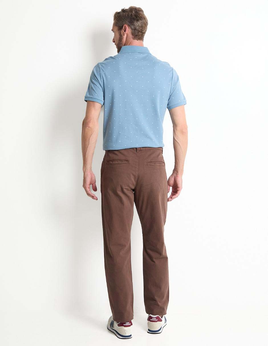 Pantalón casual straight Weekend de algodón para hombre