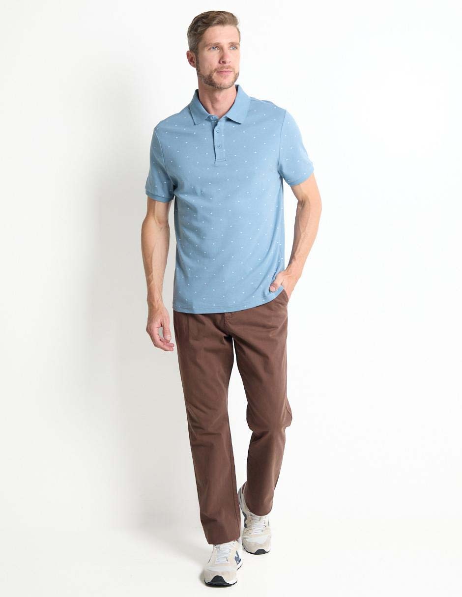 Pantalón casual straight Weekend de algodón para hombre