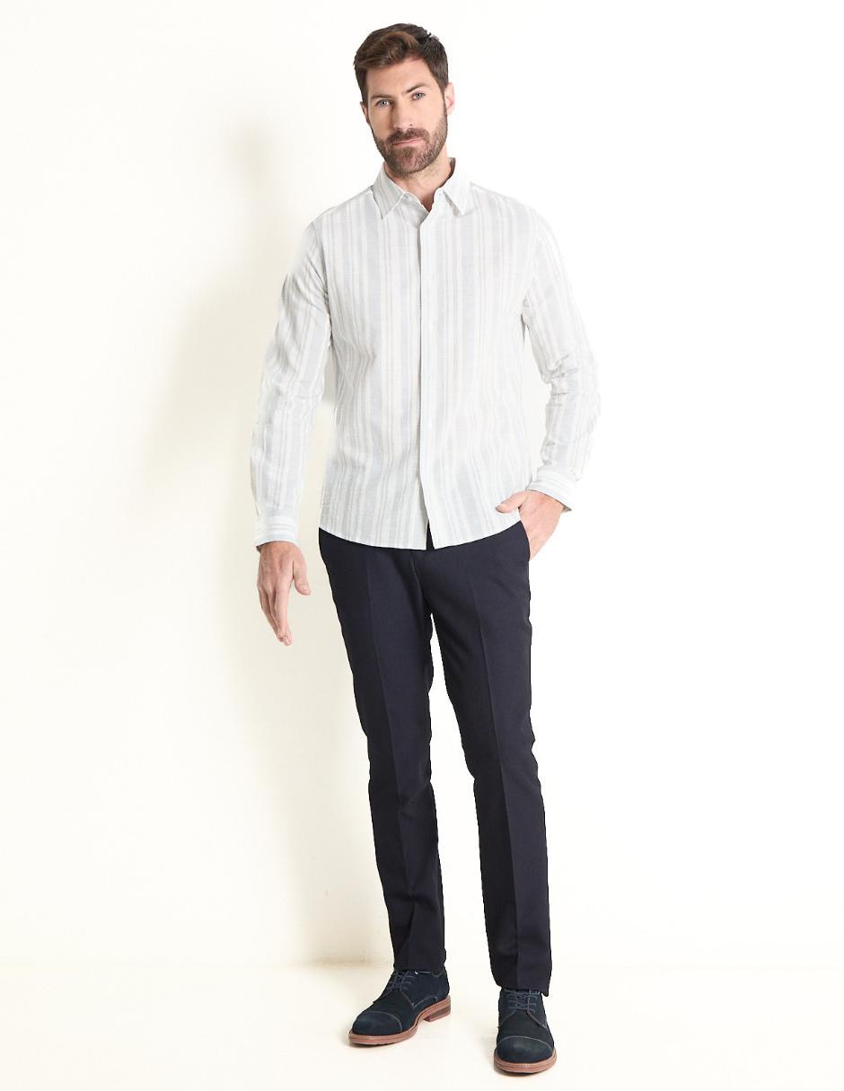 Camisa casual Weekend de algodón manga larga para hombre