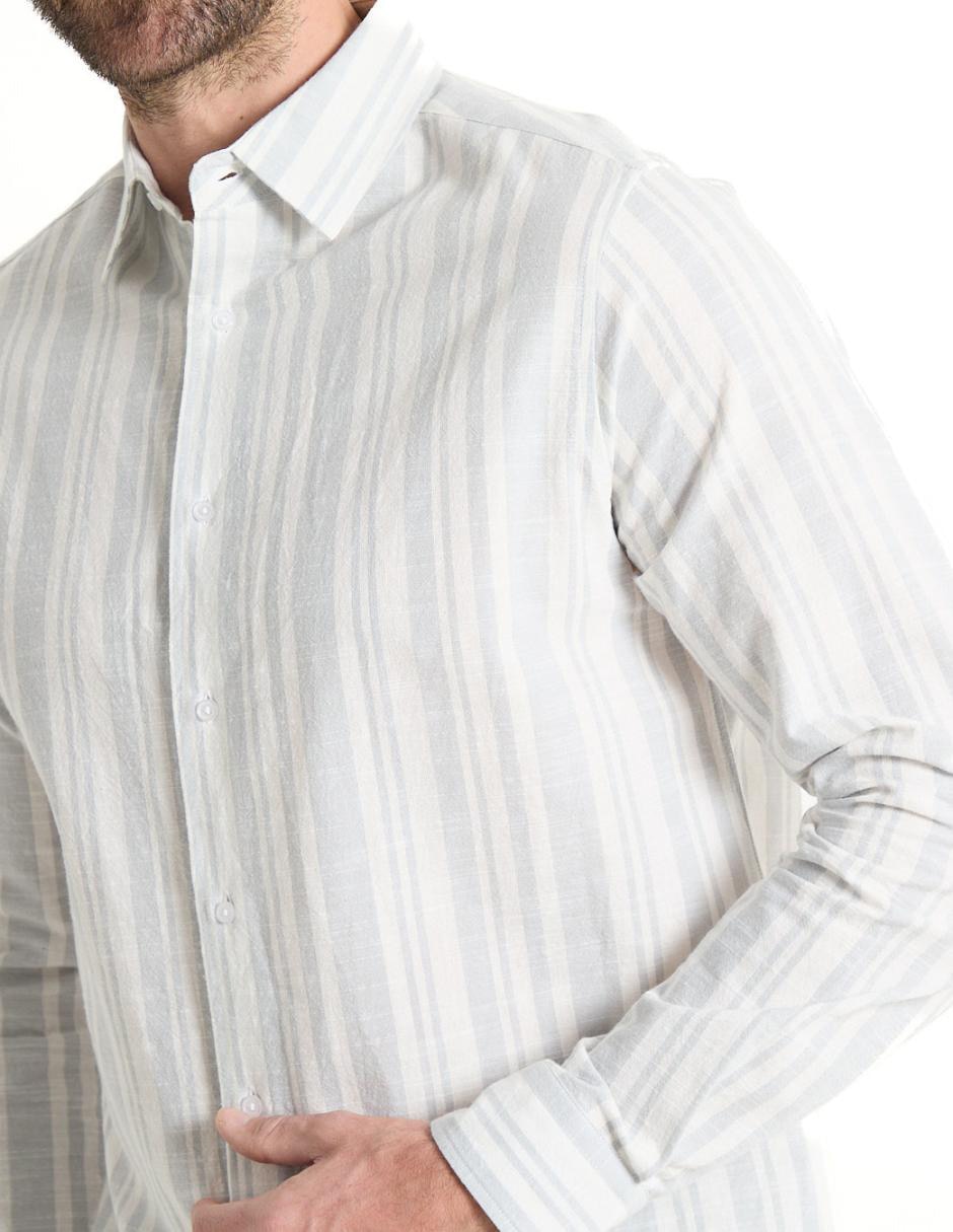 Camisa casual Weekend de algodón manga larga para hombre